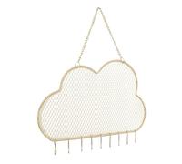CANIGHT Golden Iron Cloud Shaped Earring Display Stand with Elegant Simple Design for Gallery the Counter Use, Ornament Holder and Jewelry Organizer