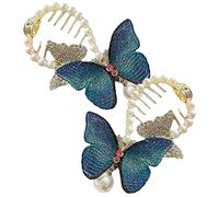 CANIGHT Hair Bun Accessories Pearl Hair Clip Rhinestone Bun Cuff for Women's Styling Save Time Effort