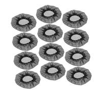 CANIGHT Hair Cap for Sleeping 12 Pcs Set Women Hairnets for Sleep Soft Mesh Sleep Bonnet for Curly Hair Long Braids