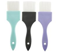 CANIGHT Hair Highlighting Kit 3pcs Hair Dye Brush for Stylists Soft Hair Coloring Tools Abs Nylon Barber Accessories for Salon Use