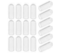 CANIGHT Hair Hoop End Cover 200Pcs Rubber End Caps Soft Snug Fit Headband Replacement Tips for DIY Jewelry Accessories