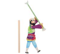 CANIGHT Handmade Wooden Shadow Puppetry Kit with Classic Chinese Style and Easy to Carry Design, Educational DIY Materials Set for Early Educational and Home Decoration