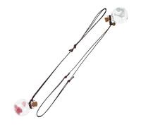 CANIGHT Hanging Decorative Ornament 2pcs Modern Art Car Hanging Perfume Pendant Glass Bottle Set to Suspend from Rear-view Mirror, for Car and Bathroom Use