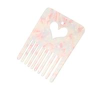 CANIGHT Heart Design Hair Comb for Women Portable Acetate Styling Side Combs for Daily Use and Weddings Effortlessly Tangles Reduces Breakage Lightweight Hair Accessories