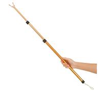 CANIGHT Household Telescopic Clothes Pole Retractable Alloy Drying Rod for Balcony, Sturdy Gold Finish Laundry Support, Adjustable Length Home Clothes Rod