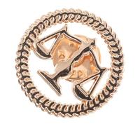 CANIGHT Justice Scale Lapel Pin for Men’s Suits, Alloy Material Polished Finish, Vintage Libra Scales Design, Suitable for Courtroom and Party Wear, Versatile Styling Accessory