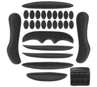 CANIGHT Lightweight Black Bike Helmet Inner Pads Sweat Absorption and Easy to Store Features, Thick Sponge Cushion for Cycling Helmet Protection and Comfort