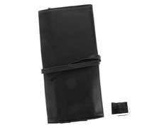 CANIGHT Makeup Brush Travel Case Capacity Bag for Cosmetics Portable Organizer Roll up Feature