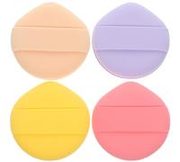 CANIGHT Makeup Sponges for Blending Foundation and Powder round 4pcs Soft Sponge Material Comfortable, Suitable for Wet and Dry Use at Home Or Beauty Salons