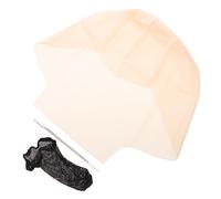 CANIGHT Makeup Tools Set Latex Bald Cap Hair Net Bald Head Cover for Adults Cosplay Party Accessory Realistic Baldness Effect Comfortable and Stretchable