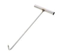 CANIGHT Manhole Cover Hook Utility Hook Stainless Steel Portable T-Shaped Lifting Tool for and, Sturdy and Not Easy to Split Silver Sewer Maintenance Balconies