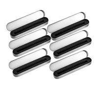 CANIGHT Metal Pen Boxes Lightweight Storage Containers 5pcs Rectangular Tinplate Household Pen Boxes with Simple and Elegant Look for Home Storage, for Students Back to School Party