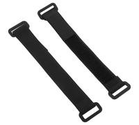 CANIGHT Mounting Holder for Camera 2pcs Black Nylon Straps with Dual Buckle, Adjustable Dash Cam Support for Rear View Mirror in Vehicle Applications