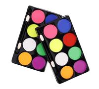 CANIGHT Multi-color Oil Face Paint Pigment Dual-end Brush for Boys and Girls Cosplay and Festival Makeup Safe Washable and Eye-catching Stage Cosmetics