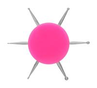 CANIGHT Nail Art Dotting Pen Pattern Tracing Stylus Acrylic Handle for Home Use and Nail Tech Embossing Painting DIY Rose Pink