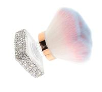 CANIGHT Nail Dusting Brush Multifunctional Makeup Tool for Nail Dust Removal Soft Man-made Mushroom Design Easy to Clean for Manicure and Pedicure Use