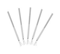 CANIGHT Nail Liner Brush Set 7 Pin Nail Art Striping Tools Stainless Steel Handle for Intricate Artwork Patterns