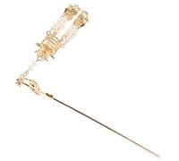 CANIGHT Pearl Hair Stick Tassel 1-Piece Long Hair Pin for Women Chinese Lantern Design and Styling for Daily Wear and Special Occasions