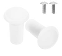 CANIGHT Pegboard Hooks Plastic Utility Pegboard Hooks 2pcs White for Stable Hanging and Organizing Tools for Garage and Kitchen Storage Solutions