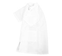 CANIGHT PET Grooming Apron for Women Short Sleeve Dog Grooming Uniform Waterproof Barber Apron Pockets and Home Use