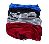 CANIGHT Pirate Hat Silk Bandanas 4pcs Durags for Women Men Long Tail Headwrap Breathable Polyester Turban