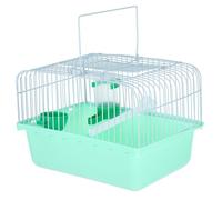 CANIGHT Portable Bird Cage and Water Dispenser with Spacious Interior Food Box and Lightweight Includes Perch Random Color for Travel for Small Animals and Lovebirds Outdoor Use