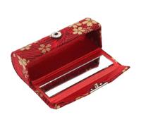 CANIGHT Portable Lipstick Holder with Mirror Japanese Style Lipstick Case Compact Storage for Women for Travel Daily Use and Special Occasions