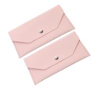 CANIGHT Pu Cash Envelope Wallets Lightweight Money Envelope Holder and 2pcs for Women and Men with Organized Storage Capacity, Stylish Compact Cash Bill Organizer for Formal Occasions