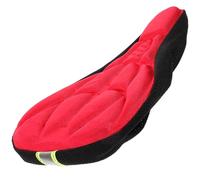 CANIGHT Red Mountain Bike Seat Cushion Cover Streamlined Design and Aviation Cushion Cotton with Non-slip Fabric for Comfortable Cycling, Breathable Lining Random Color Suitable for