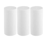 CANIGHT Refillable Twist-up Deodorant Stick Containers White for Solid Lotions and Blush and 3pcs Pp Material Tubes, Versatile Use for Daily Travel Personal Care