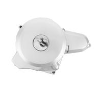 CANIGHT Replacement Engine Stator Cover for Atv Metal Coil Protector with Enhanced Heat Dissipation Full Side Cap Guard for Off-road Motorcycle Silver
