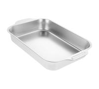 CANIGHT Roasting Tray Boiler Pan 13.95x8.53x2.08in Stainless Steel Rectangular Sleek Design Easy to Clean Not Easy to Break Suitable for Commercial Grills and Restaurants