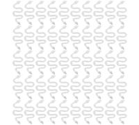 CANIGHT Snake Simple Structure Design 50pcs Retro Silver Nail Art Charms Made of Alloy for Decorating Nail and Crafts Decoration