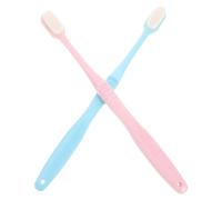 CANIGHT Soft Bristle Toothbrush Deep Features 2pcs for Adults Made of Sturdy Pp Material, for Couples and Sensitive Gums Oral Care