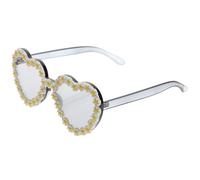 CANIGHT Sunglasses Stylish Fashion Accessory PC Frame Lightweight for Women Heart Shape with Sun Protection for Photo Shoot and Birthday Parties