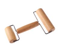 CANIGHT T Shape Wooden Rolling Pin for Baking Dough and Cookies, Tough and Lightweight Roller Prevents Dough from Sticking, for Bakeries and Kitchen Use