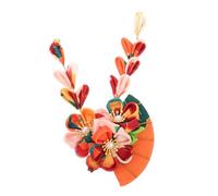 CANIGHT Traditional Japanese Kimono Hairpin Floral Tassel Elegant Hair Ornament for Bridal Headwear Unique Wedding Hair Accessories Cosplay Decor