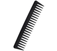 CANIGHT Vintage Black Carbon Fiber Styling Comb for Men, Lightweight Wide Tooth Slicked-back Hair Comb, Professional Hairdressing Tool That Makes Hair Shine When Blow-drying