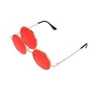CANIGHT Vintage Men Sunglasses with Large round Metal Frame, Quirky Party Essential to Enhance Visual Appeal for Gatherings and Street Photography