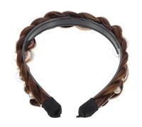 CANIGHT Wide Headband Creates Instant New Hairstyle Fiber Material for Women with Teeth Non- Hair Hoop Easy to Put, for Birthday Party Or Outdoor Use