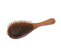 CANIGHT Wooden Detangling Comb for Women Lightweight Air-cushioned Massage Brush Suitable for Curly Straight Wavy Hair Beech Tpr Material Retro Design for Home Use