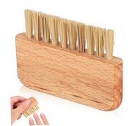 CANIGHT Wooden Nail Brush Stiff Bristles for Fingernail Cleaning Ergonomic Wooden Handle for Comfortable Grip for Manicure and Pedicure Use