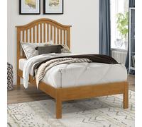 canika wooden single bed in honey oak