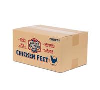 Canine Butcher Shop Dog Treats with Chicken Feet, Made in USA, 200 Pack, Dried Chicken Feet, Absolutely Natural Treats for Dogs