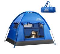 Canine Canyon Luna Portable Dog Tent, Indoor/Outdoor Dog House for Camping, Waterproof Cat and Dog Tents with Zippered Door and Mesh Windows for Airflow and Ventilation for Beach, Backyard