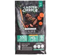 Canine Choice Premium Grain-Free Light Senior Dry Dog Food - Lamb 7kg | 45% Fresh Lamb, Low Fat, 55% Veg & Botanicals | Hypoallergenic Kibble with Sweet Potato & Cranberry for Weight & Joint Support