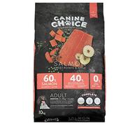 Canine Choice Premium Medium Breed Adult Dry Dog Food - Salmon 10kg | 60% Fresh Salmon, Grain-Free Hypoallergenic Kibble with Sweet Potato & Apple | Skin, Coat, Digestive & Joint Health Support