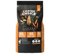 Canine Choice Super Premium Puppy Dry Dog Food - Small & Medium Breeds Chicken 7kg | 60% Fresh Chicken, Grain-Free Hypoallergenic Kibble with Sweet Potato & Apple | Supports Growth, Bones & Immunity