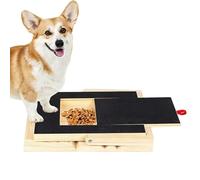 Canine Claw Buffer - Timber Filing Exercise, Reward Compartment Behavior Training Device, Engaging Pet Activity Scratch Station, Strong Paw Care Conditioning Equipment | Indoor Play Habit