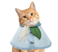 Canine Cone - Scratch Prevention with Adjustable Cord - Cat Collar, Dog Cone, Comfortable Mesh | for Outdoor Garden Travel Walks Breeds Small Medium Large Puppies Animals